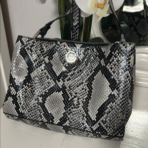 Snakeskin Patterned Handbag